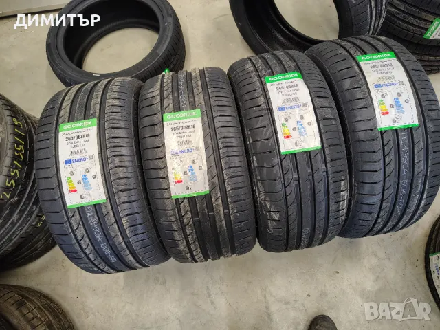 4бр.НОВИ летни гуми СПОРТ ПАКЕТ GOODRIDE 245 40 18+265 35 18 DOT24 цена за брой