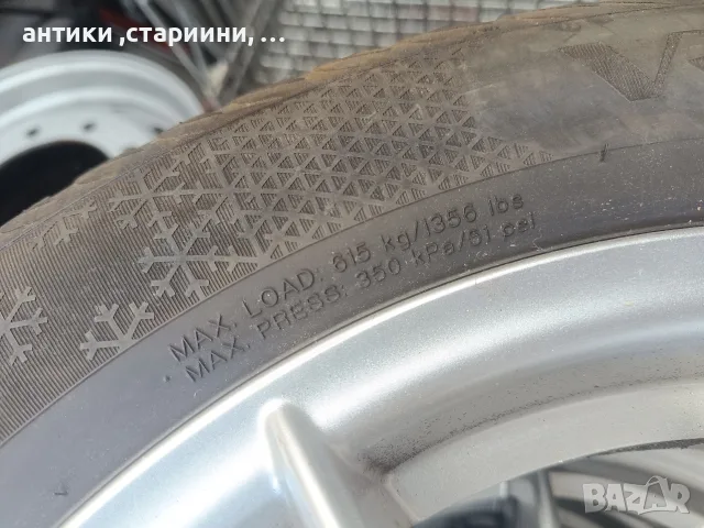 Зимни гуми с джанти 16 ски Мерцедес , снимка 6 - Гуми и джанти - 55874664