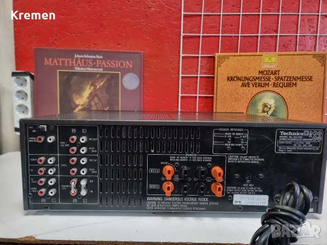 усилвател TECHNICS SU-V6X, снимка 6 - Ресийвъри, усилватели, смесителни пултове - 53403547