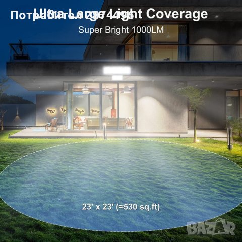 333LED Водоустойчива соларна лампа, снимка 7 - Соларни лампи - 41574123