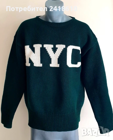 POLO Ralph Lauren Logo Wool Mens Size L НОВО ! ОРИГИНАЛ! Мъжки Вълнен Пуловер