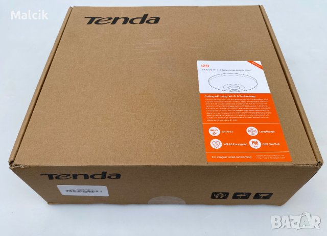 Точка за достъп Tenda i29 AX3000 Wi-Fi 6 Dual-Band, снимка 1 - Рутери - 42219922