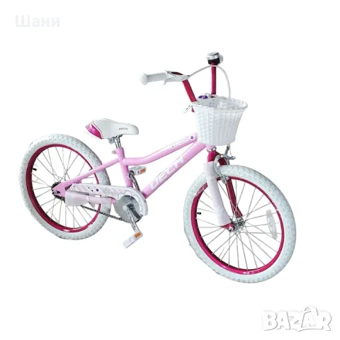 Детски велосипед Dech, 20”, V-brake спирачка и контра, Розов