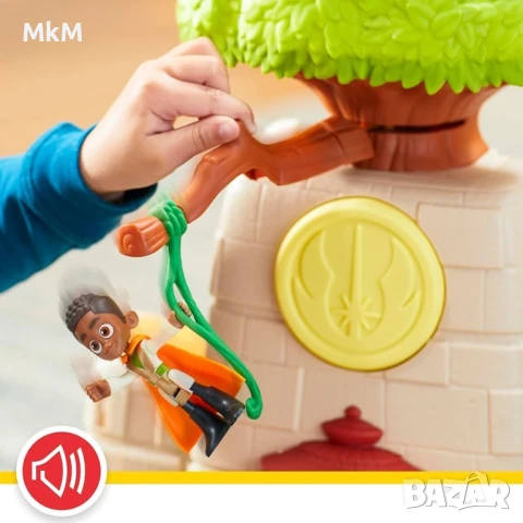 Нов Star Wars Tenoo Jedi Temple 50,8 см висок комплект за игра с екшън фигурки, снимка 7 - Образователни игри - 51002738