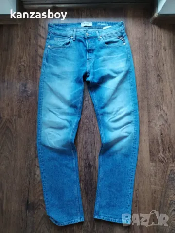 replay grover straight fit jeans - страхотни мъжки дънки КАТО НОВИ 31, снимка 4 - Дънки - 49247332
