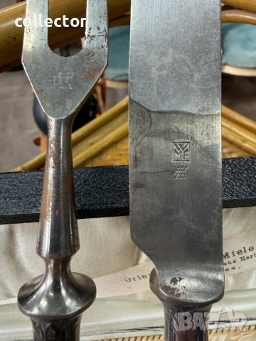Комплектпосребрени прибори WMF - 1920г. №7843, снимка 7 - Антикварни и старинни предмети - 53096074