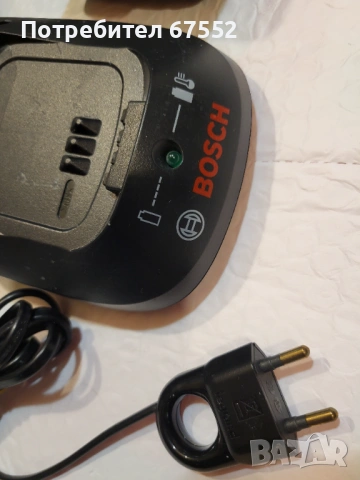Зарядно и батерия Bosch 18V (зелените) Power4All, снимка 2 - Други инструменти - 53492869