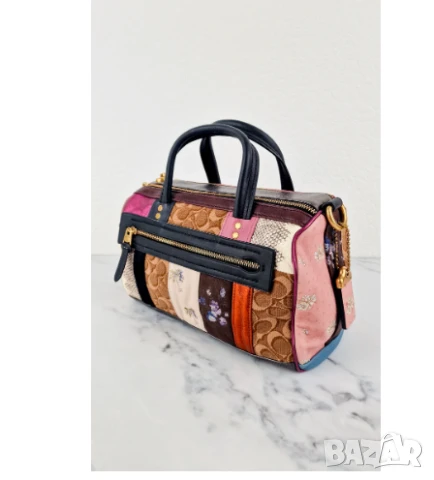 луксозна Чанта Coach 1941 Shuffle Multi Stripe Jacquard Semper в лимитирана серия , снимка 7 - Чанти - 50606688