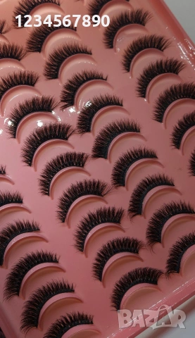 3D Мигли 20 чифта в кутия, снимка 2 - Козметика за лице - 53061301