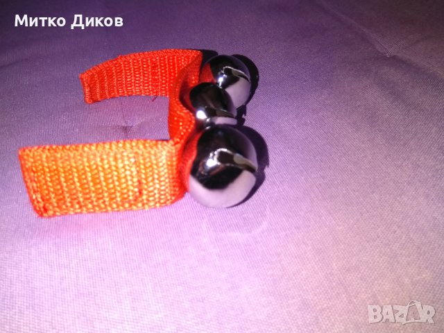 Гривна промазан плат за дете с три звънчета, снимка 2 - Музикални играчки - 44202073