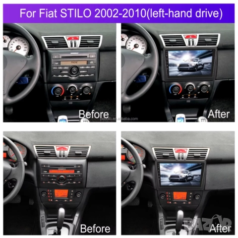 Мултимедия, Двоен дин, за Fiat Stilo, Андроид, навигация, 2 Дин, плеър, Android, Фиат Стило, 2DIN, снимка 2 - Аксесоари и консумативи - 51789649