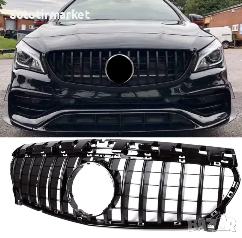 Черна решетка тип GT за Mercedes CLA W117