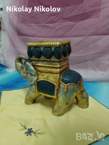 слон саксия статуетка , снимка 9 - Статуетки - 53612095