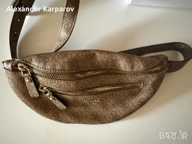 GUESS Monogram Belt Bag / Waist Bag-Чисто нова, носена 1 път