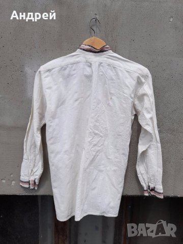 Старинна Мъжка кенарена риза за носия #5, снимка 6 - Антикварни и старинни предмети - 41855473