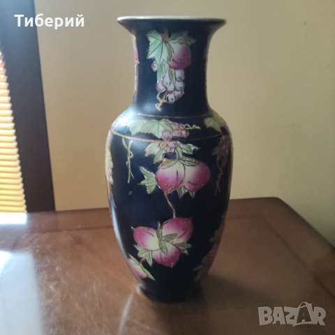 Порцеланова ваза голяма Satsuma, снимка 5 - Вази - 52071077