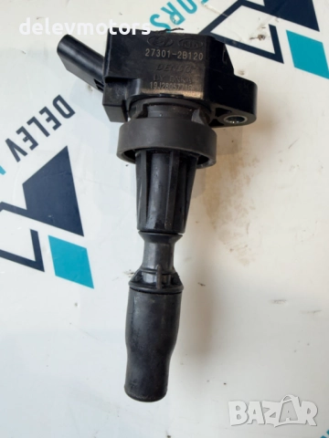 27301-2B120 бобина запалителна от Hyundai Kona 1.6 T-GDI, двигател G4FJ, ск. кутия DQ21, 177 кс.
