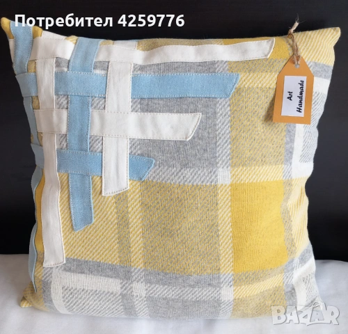 Декоративни възглавници- ръчно изработени НОВИ, снимка 9 - Декорация за дома - 53350160