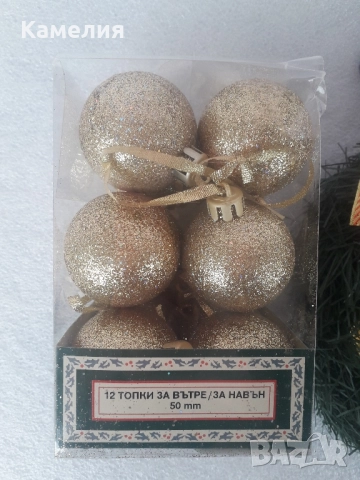 Коледна украса - елха, играчки, свещници, снимка 7 - Декорация за дома - 50216611