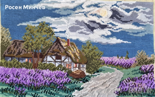 Продавам Гоблен–Silbernacht uber der Heide /Перуники-Сребърна нощ в степта/    