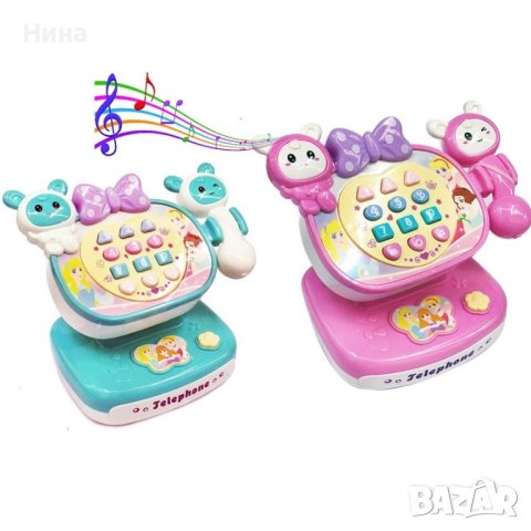 Бебе телефон/ касов апарат, снимка 4 - Музикални играчки - 40267326