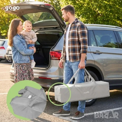 сгъваема бебешка кошара , снимка 3 - Кошарки - 55849686