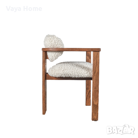 Трапезен стол, Loft, Дървен, снимка 2 - Столове - 44711644