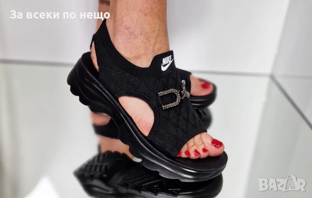 Nike Дамски Сандали Найк От 36 До 41 Номер - Бели Или Черни Код P823, снимка 13 - Сандали - 50830468
