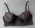 85C Cottelli Collection страхотен черен сутиен на лъскави точки, снимка 3