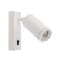 LED Аплик Бял GU10 С Ключ, снимка 1 - Лампи за стена - 41595184