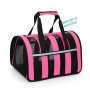 Чанта за домашни любимци-три размера/розова чанта за домашни любимци