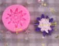 лотос лотус цвете тънки листенца малък силиконов молд за фондан украса торта декорация мъфини, снимка 2
