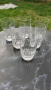 3 модела кристални чаши с еднаква шарка по 6 бр. от вид, снимка 3