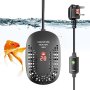 Нов Малък 100W нагревател за аквариуми цифров LED дисплей 35-80L, снимка 1 - Оборудване за аквариуми - 42329122