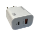Зарядно за телефон адаптер 220V 38W USB3.0 + Type C  Digital One SP00924  abodos as-cs23 -5А Бързо з, снимка 1 - Безжични зарядни - 44740736