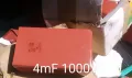 Руски кондензатор неполярен четири микрофарада 1000 v, снимка 1