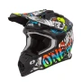 Мотокрос каска O'NEAL 2SERIES RANCID BLACK/WHITE, снимка 1