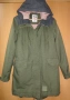 Дамско зелено топло зимно парка яке  Kari Traa с качулка, размер L  , снимка 2