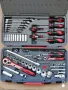 Teng tools тенг 1/4 и 1/2 гидория 95 части КАЧЕСТВЕНИ вложки ключове отвертки комплект, снимка 2