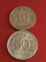 Две монети 50 пфенинг 1922г. Германия / 10 пфенинг 1918г. Германия за КОЛЕКЦИОНЕРИ 36623
