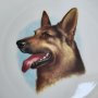 Scherzer Bavaria порцеланова декоративна чиния "Овчарка" Германия, снимка 2