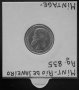 Монета Бразилия 200 Реис 1867 г. Крал Педро II, снимка 2