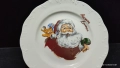 български порцелан чиния дядо мраз , снимка 3