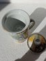 Порцеланова чаша за чай ,с допълнителен съд за запарка и капак, снимка 5