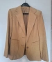 Стилно дамско сако от рипсено кадифе (цвят карамел), снимка 1