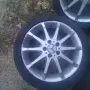 Комплект джанти с гуми 17 цола за Mercedes Benz Алуминиеви джанти 17 цола 7J ET49, снимка 4