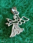Сребърна висулка Ангел с инкрустирани кристали подходящ аксесоар за ежедневието 52585, снимка 3