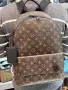 Louis Vuitton Луксозна Раница С Емблематичен Монограм И Преден Джоб - Различни Цветове Код SEM-785, снимка 2