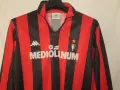 винтидж дълъг ръкав AC Milan kappa фланелка Италия Милан Ajax Холандия футболна тениска Аякс Левски, снимка 2