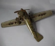 1930 Tippco Немска метална механична играчка модел самолет, снимка 5